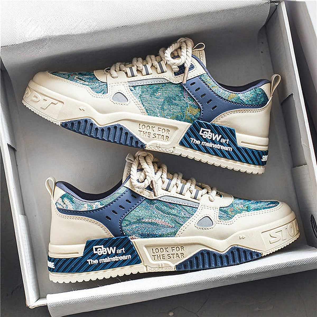 Sneakersy z malarskim wzorem - lekkie i oddychające – widok produktu 1 | Ionotix