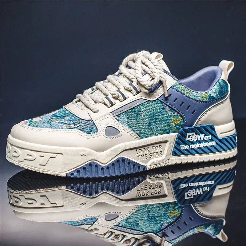 Sneakersy z malarskim wzorem - lekkie i oddychające – widok produktu 4 | Ionotix