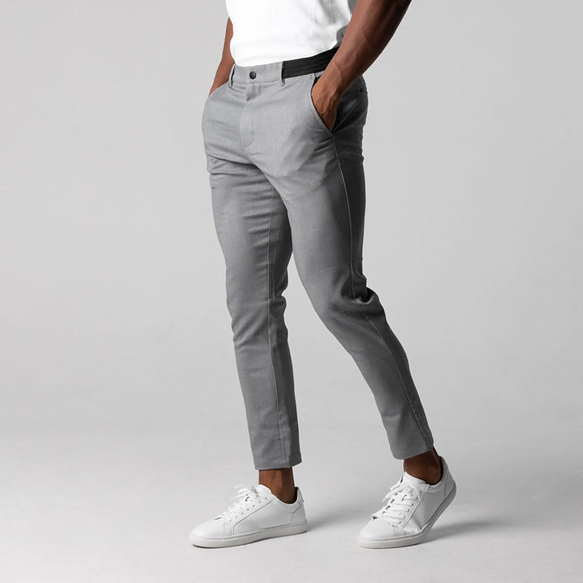 Spodnie chino męskie slim fit - cztery kolory do wyboru – widok produktu 1 | Ionotix