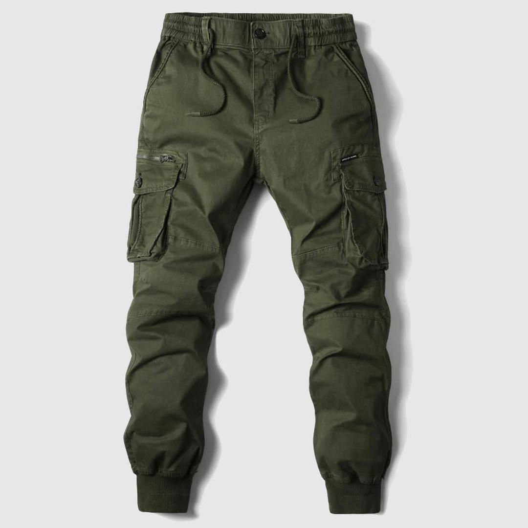 Spodnie jogger cargo o dopasowanym kroju – widok produktu 6 | Ionotix