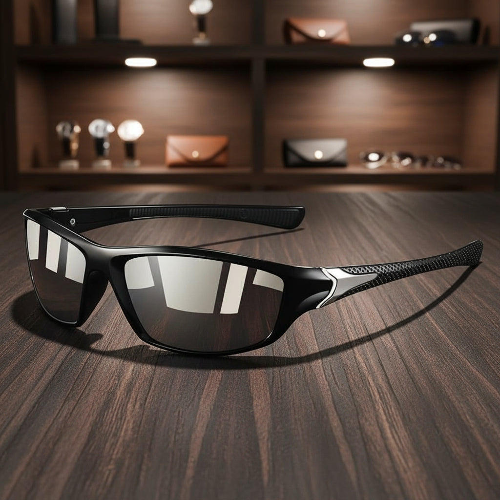 Sportowe okulary przeciwsłoneczne z polaryzacją i filtrem UV400 - widok produktu 5 | Ionotix