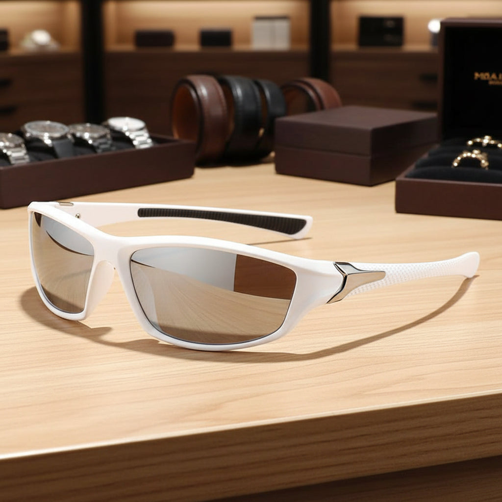 Sportowe okulary przeciwsłoneczne z polaryzacją i filtrem UV400 - widok produktu 6 | Ionotix