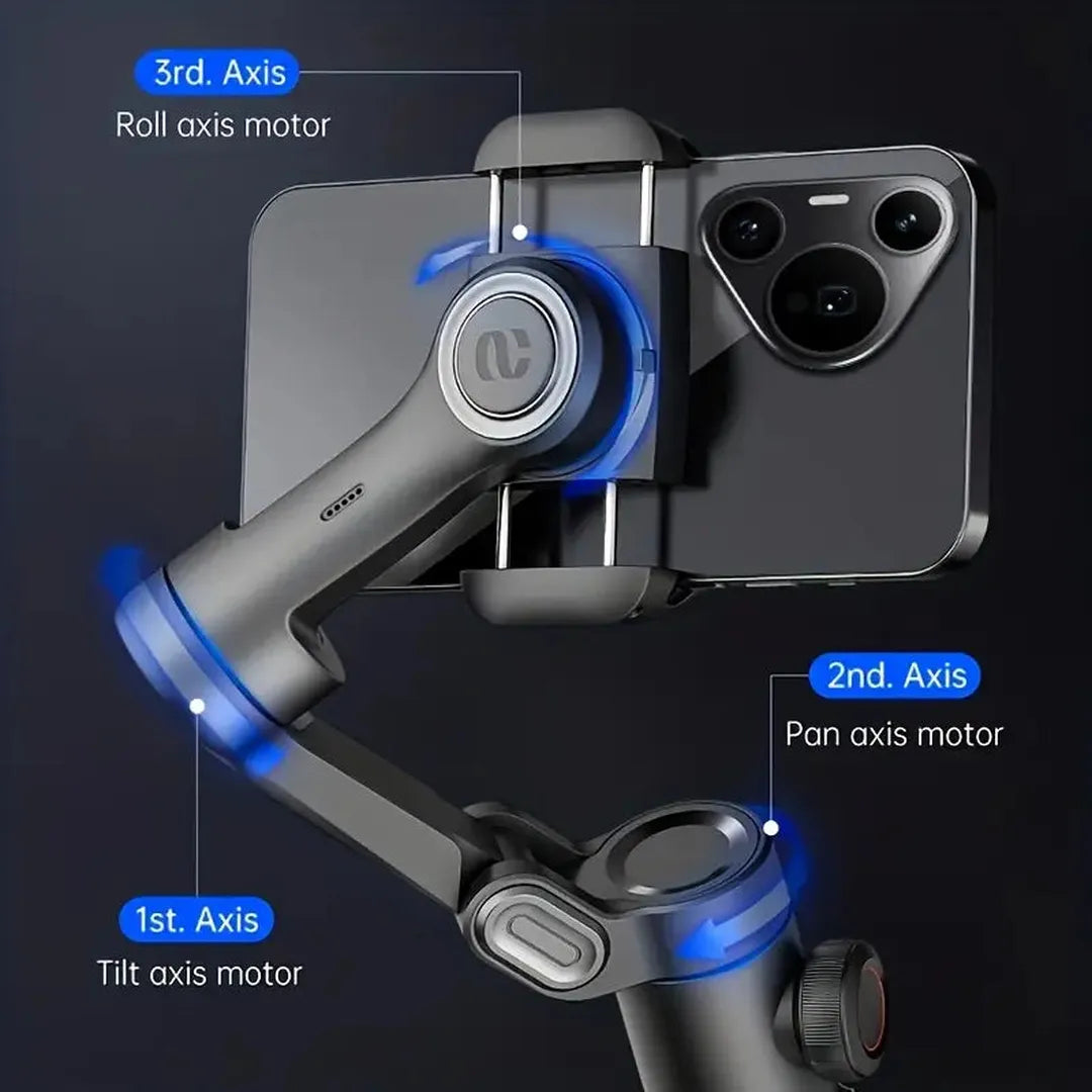 Stabilizator PTZ do smartfona składany do vlogów – widok produktu 3 | Ionotix