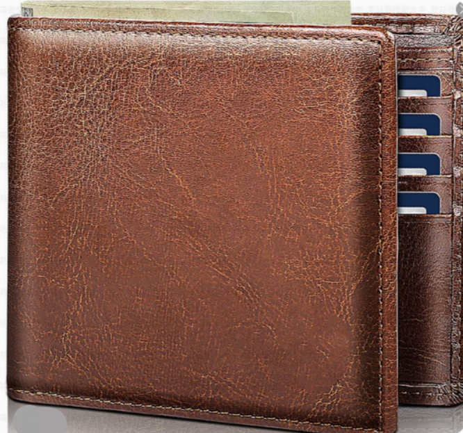 StitchCraft – skórzany portfel męski RFID – widok produktu 3 | Ionotix