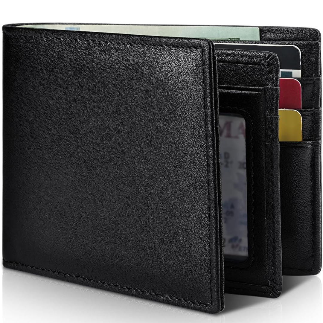 StitchCraft – skórzany portfel męski RFID – widok produktu 6 | Ionotix