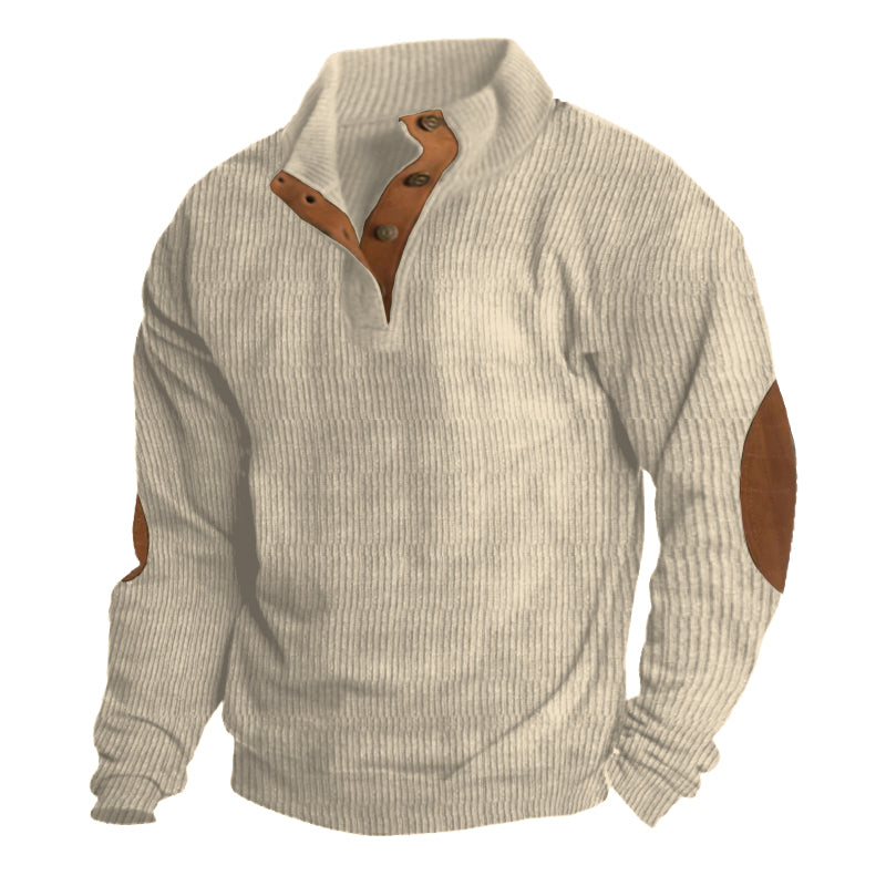 Sweter męski outdoor z trwałej dzianiny – widok produktu 1 | Ionotix