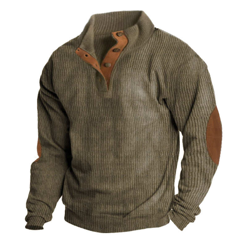 Sweter męski outdoor z trwałej dzianiny – widok produktu 4 | Ionotix