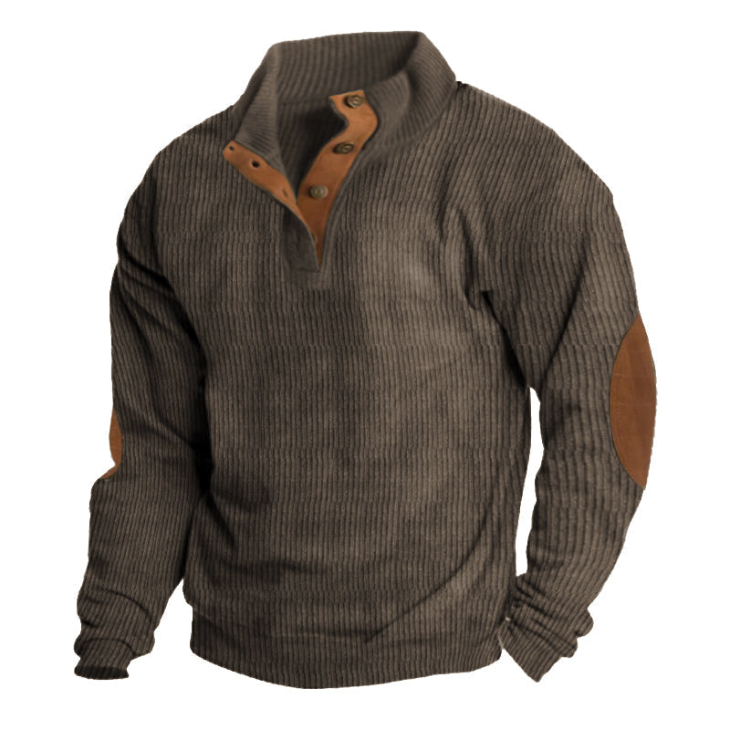 Sweter męski outdoor z trwałej dzianiny – widok produktu 5 | Ionotix