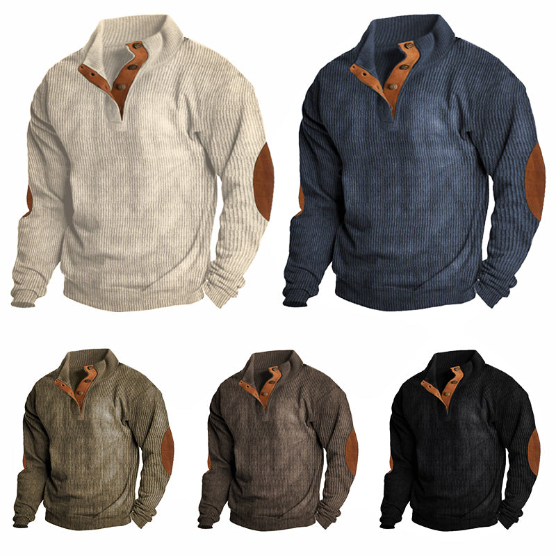 Sweter męski outdoor z trwałej dzianiny – widok produktu 6 | Ionotix
