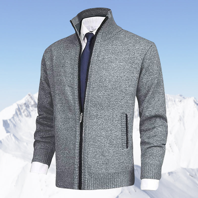Sweter rozpinany męski z kołnierzem – widok produktu 2 | Ionotix