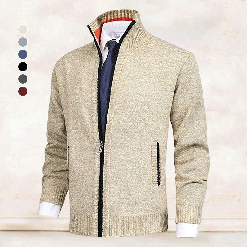 Sweter rozpinany męski z kołnierzem – widok produktu 8 | Ionotix