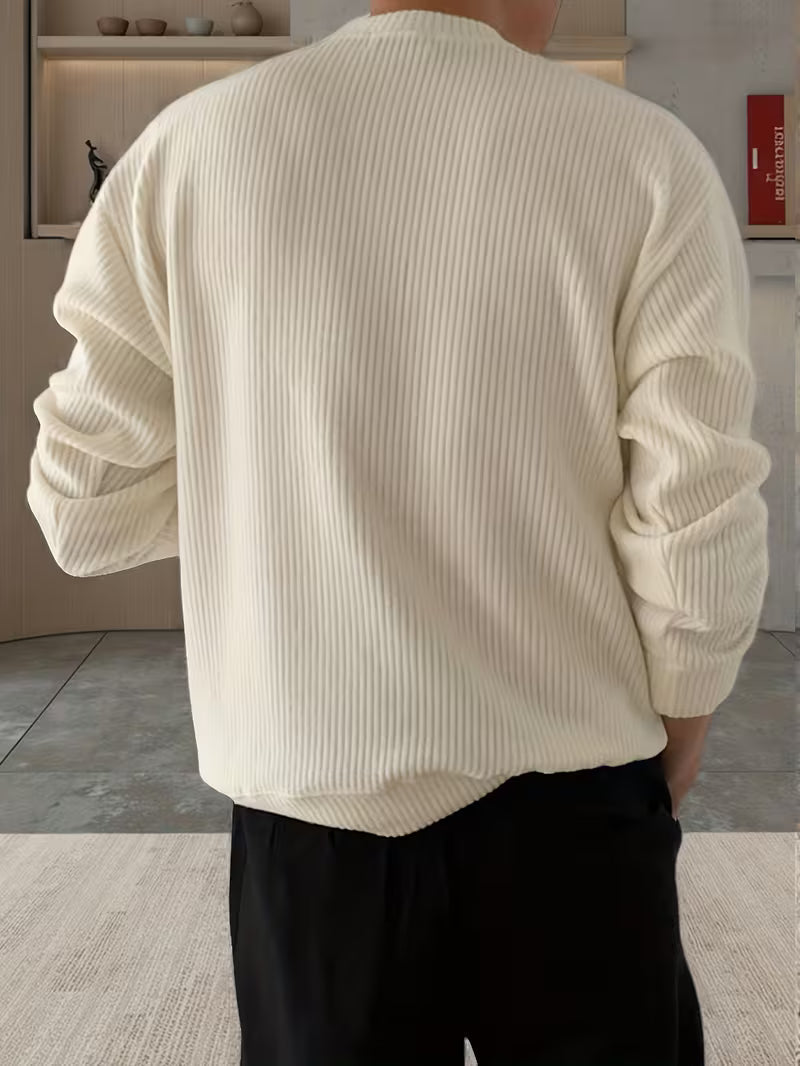 Sweter z okrągłym dekoltem i długim rękawem – widok produktu 8 | Ionotix