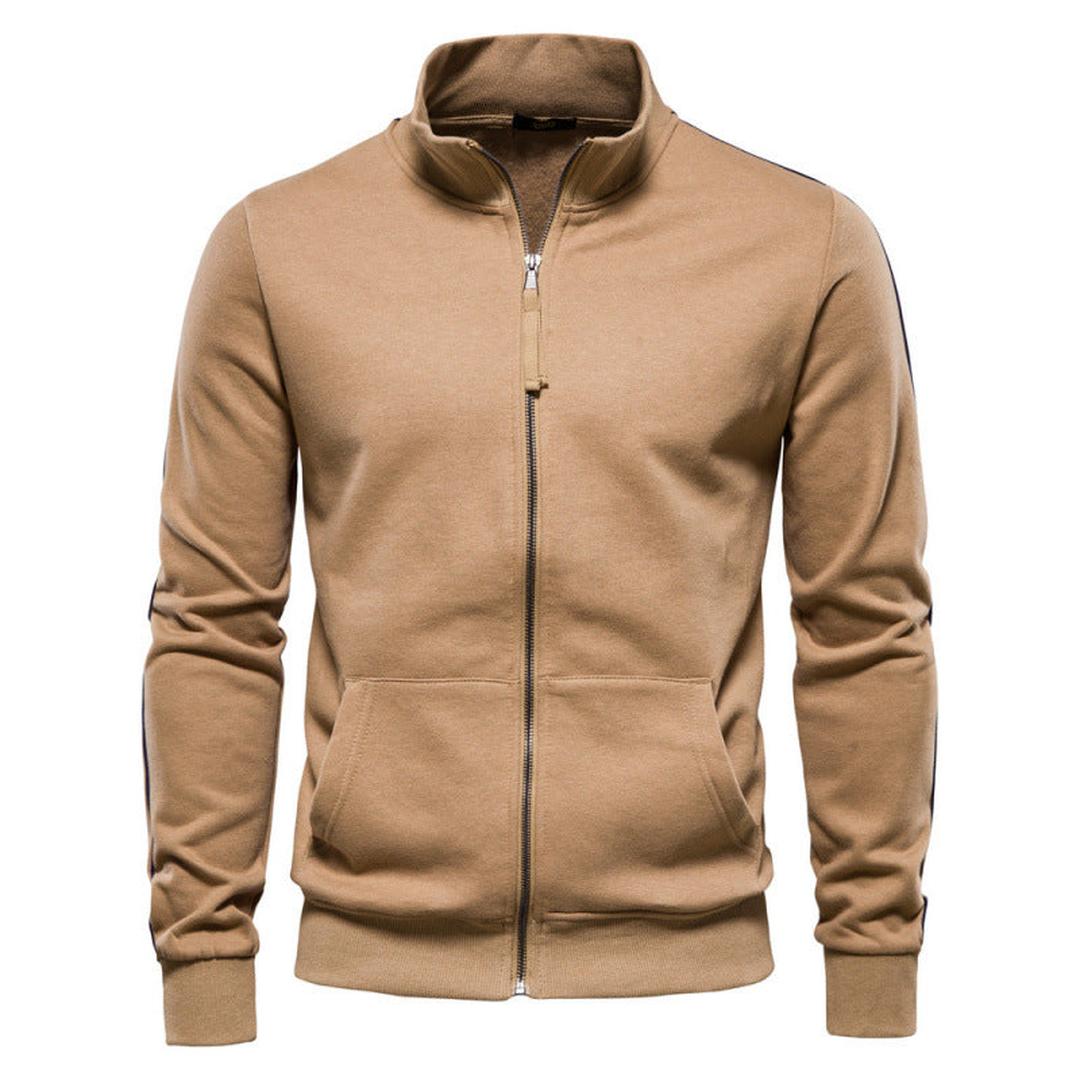 Sweter zapinany na zamek ze stójką i kieszeniami – widok produktu 3 | Ionotix