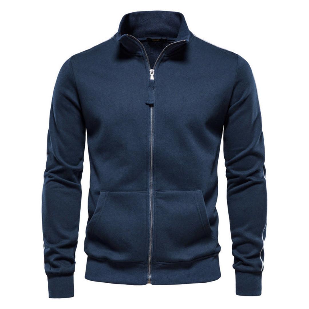 Sweter zapinany na zamek ze stójką i kieszeniami – widok produktu 4 | Ionotix