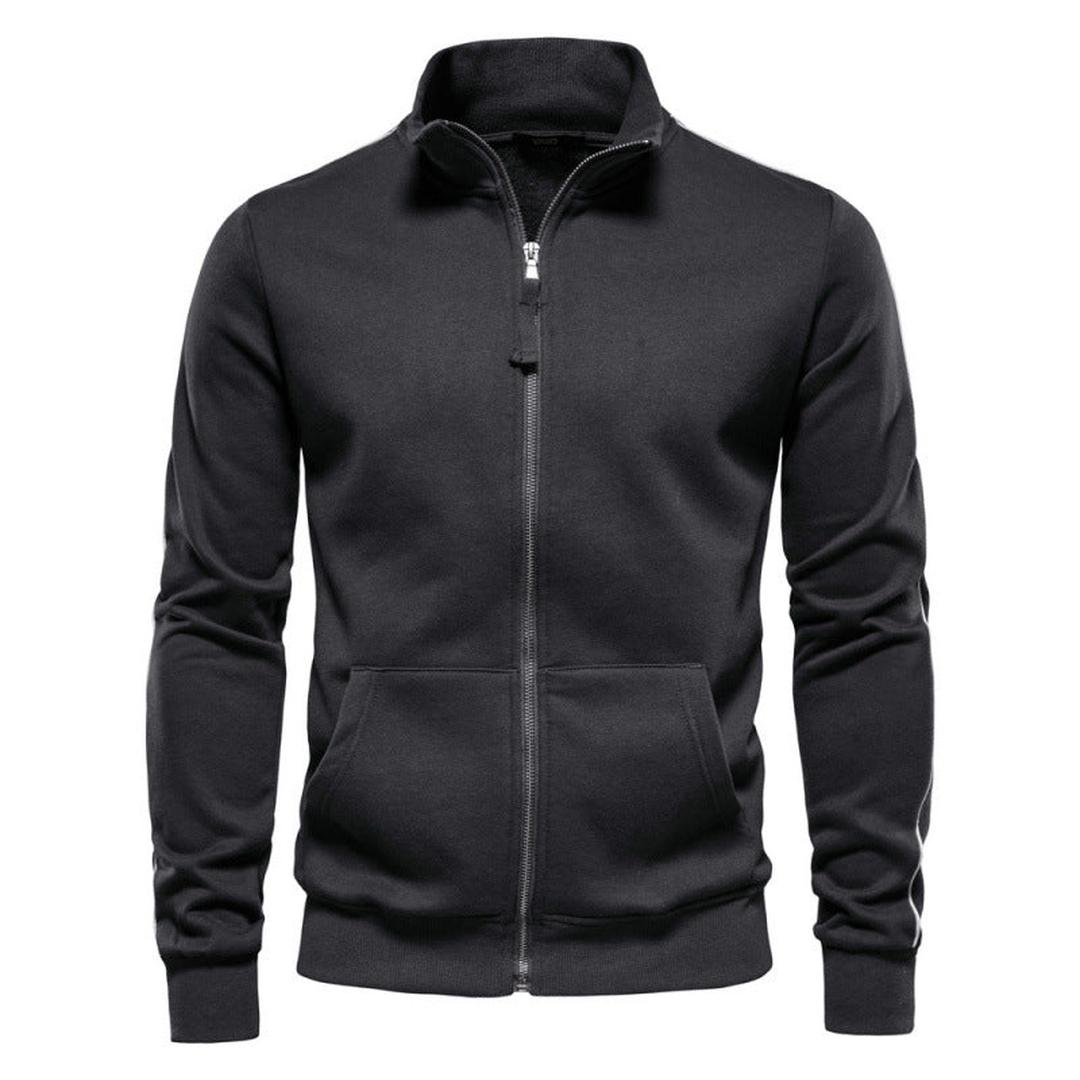 Sweter zapinany na zamek ze stójką i kieszeniami – widok produktu 5 | Ionotix