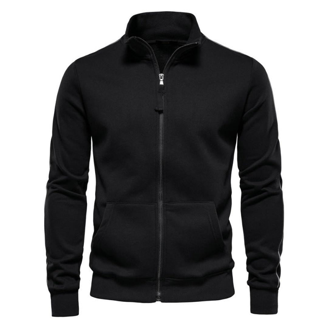 Sweter zapinany na zamek ze stójką i kieszeniami – widok produktu 6 | Ionotix