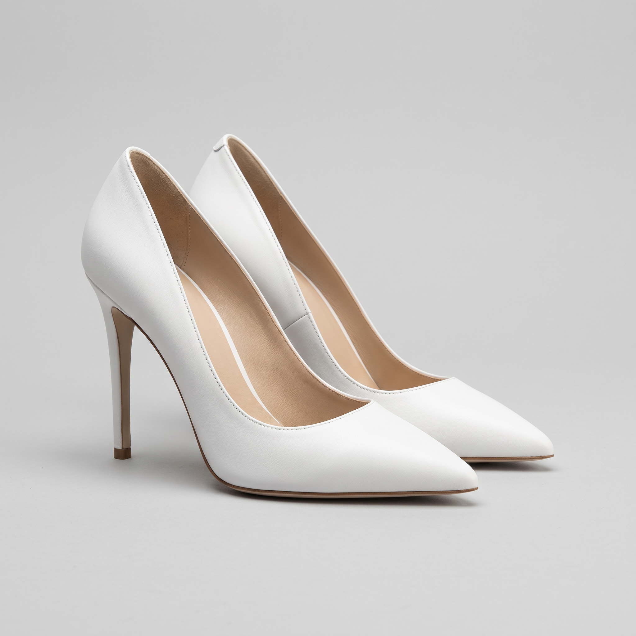 Szpilki stiletto - Bialy