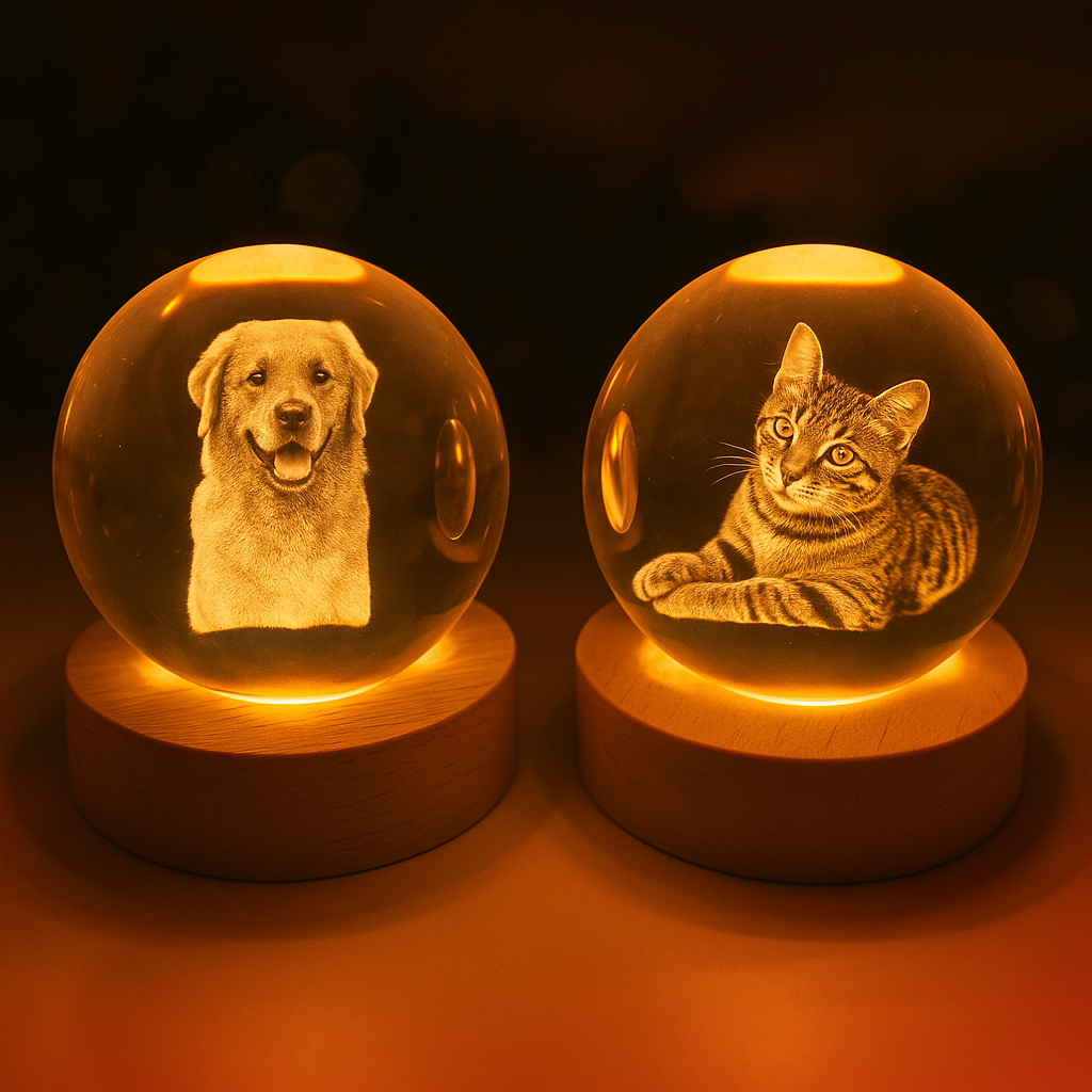 The Memory Ball – Świecąca Pamiątka Po Ukochanym Zwierzaku – widok produktu 3 | Ionotix
