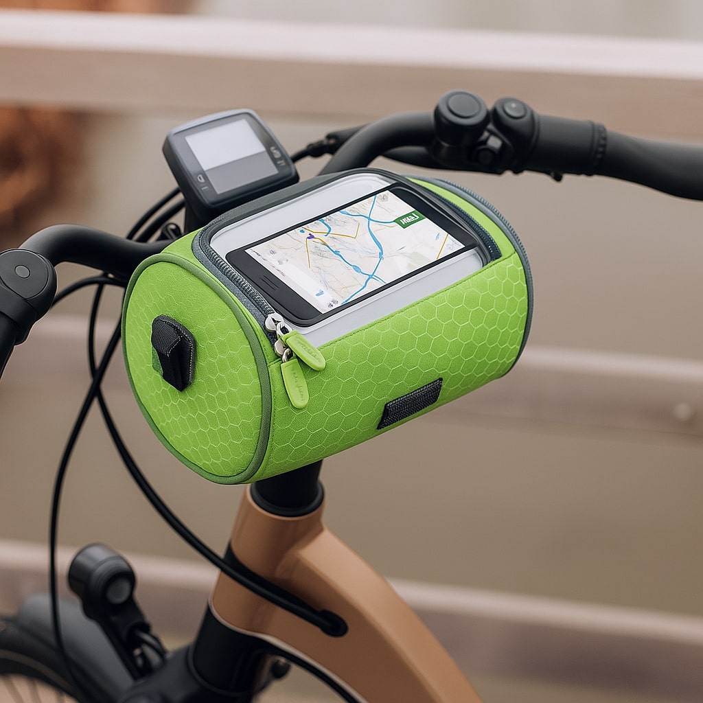 Tourix – wodoodporna torba rowerowa na kierownicę z ekranem dotykowym – widok produktu 4 | Ionotix