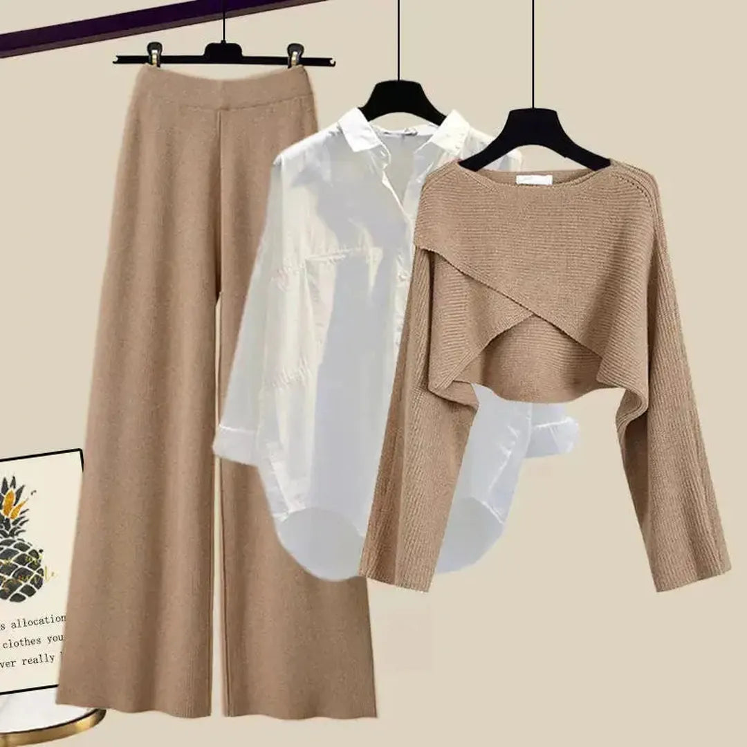Trzyczęściowy damski zestaw w stylowym wydaniu – widok produktu 4 | Ionotix