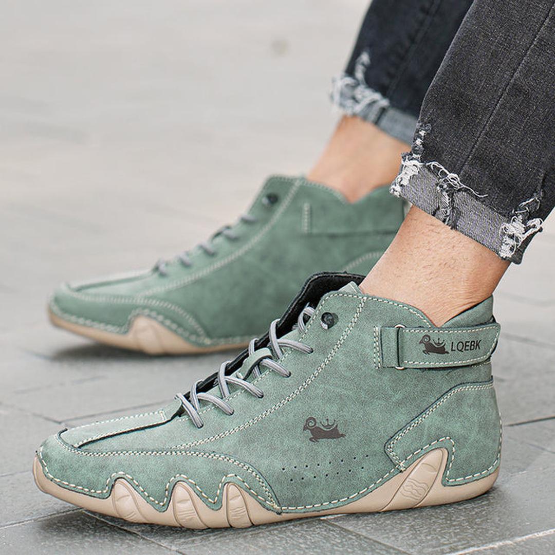 Unisex skórzane buty barefoot ze sznurowaniem – widok produktu 1 | Ionotix