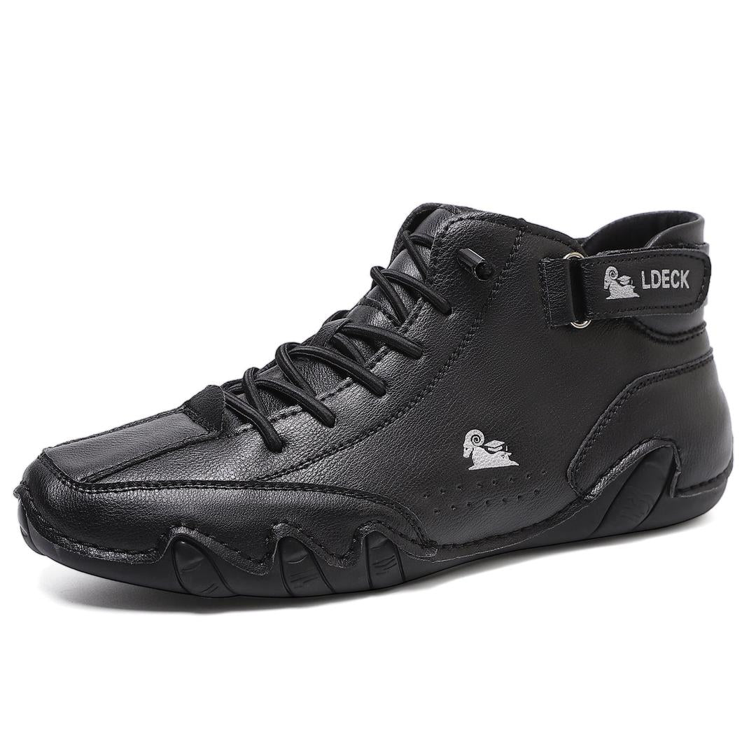 Unisex skórzane buty barefoot ze sznurowaniem – widok produktu 9 | Ionotix