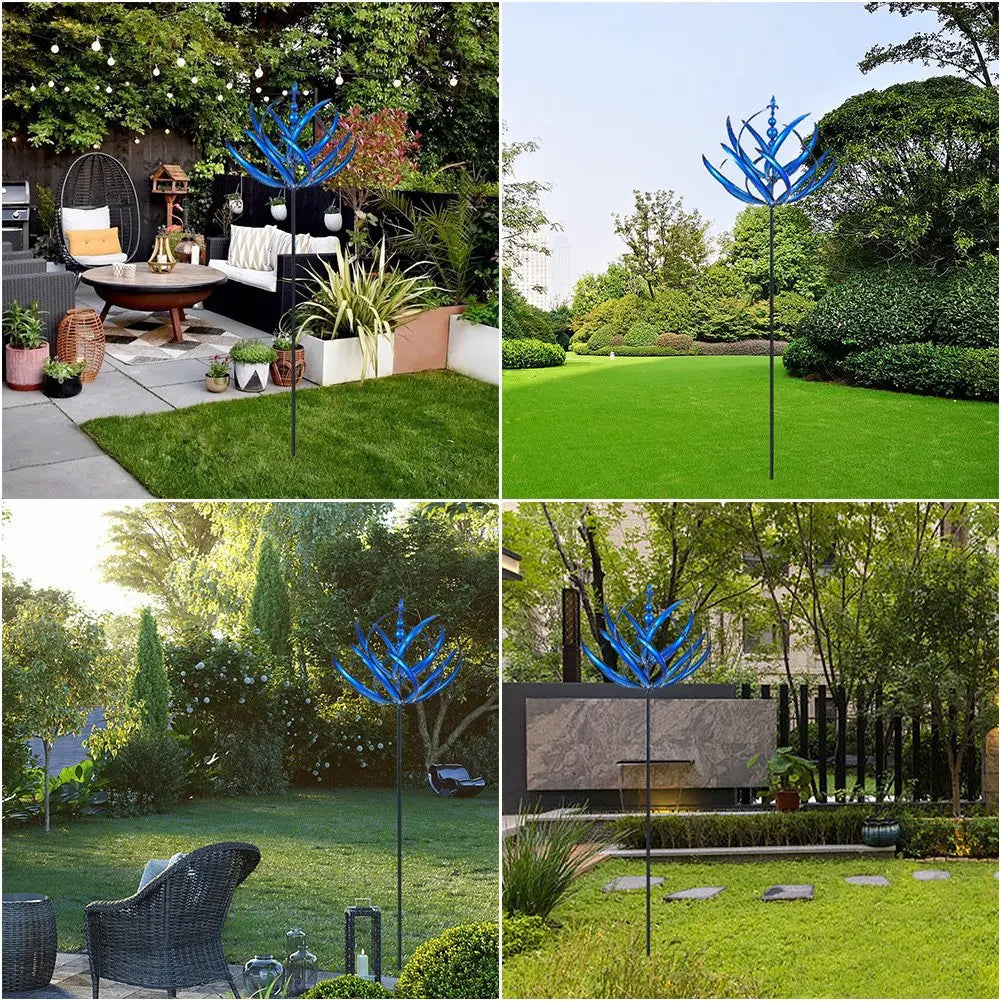 Wiatrello – metalowy wiatrak ogrodowy – ruch i spokój – widok produktu 4 | Ionotix