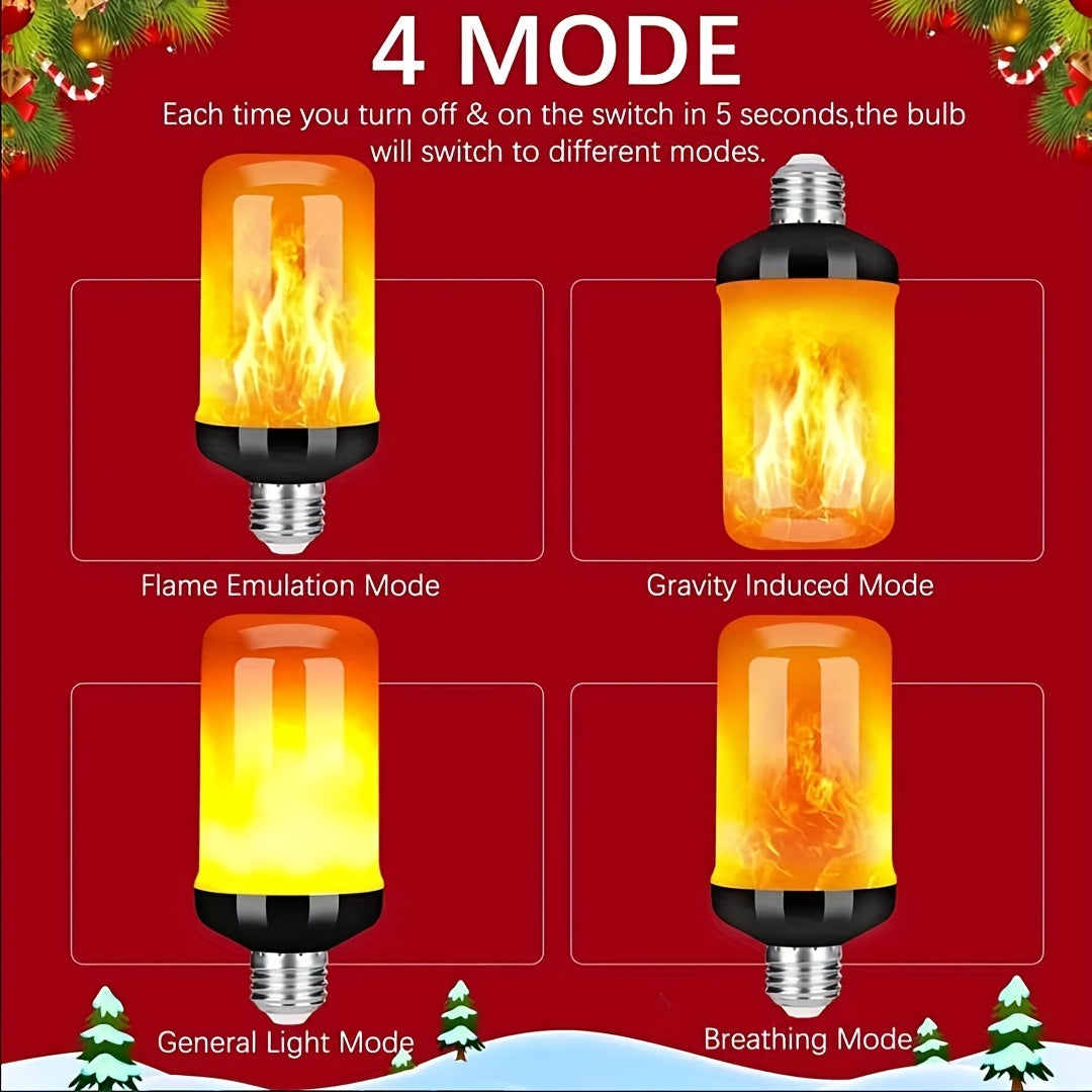 Żarówka LED efekt płomienia E26 5 W - 4 tryby, tryb grawitacyjny | zestaw 2, 4 lub 6 szt. - widok produktu 8 | Ionotix