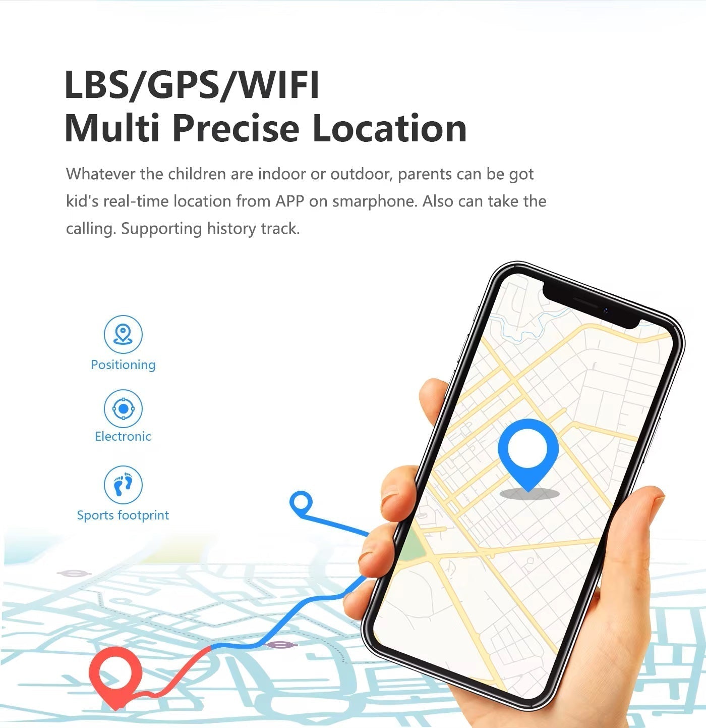 Zegarello – smartwatch dla dzieci z GPS – 4G i SOS – widok produktu 4 | Ionotix