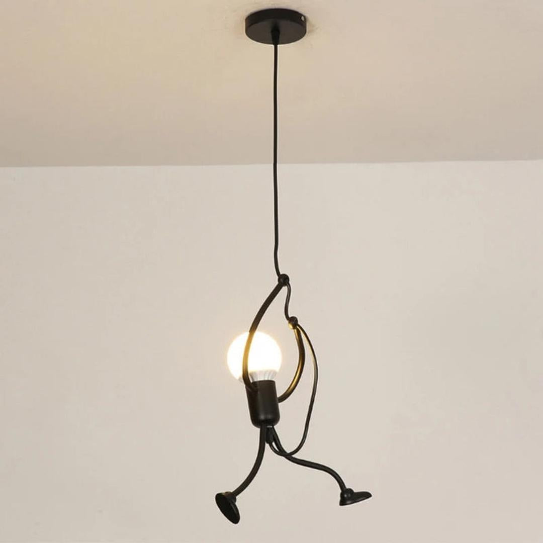 Żyrandol retro Iron Man industrialna lampa wisząca – widok produktu 1 | Ionotix