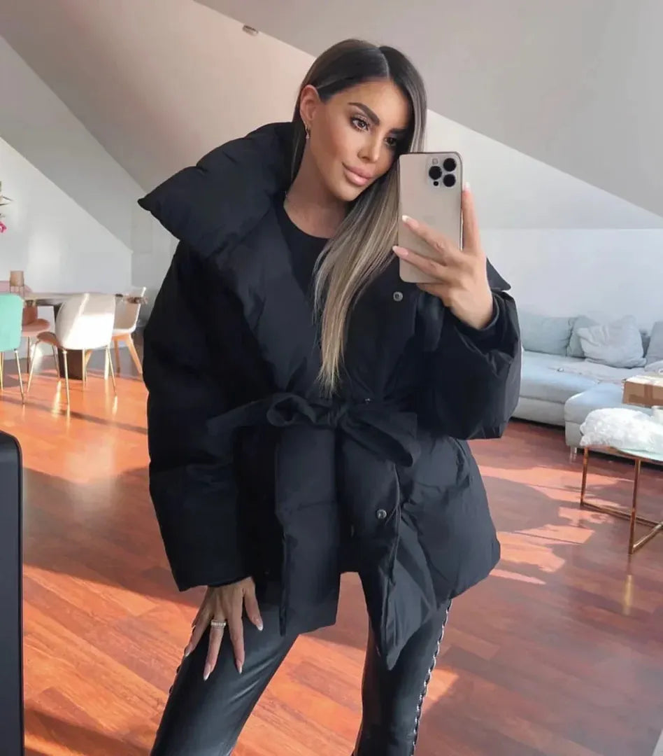 Damska Zimowa Kurtka Puchowa | Stylowa