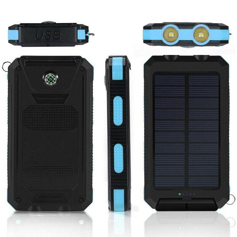 Waterproof Solar Power Bank 20000mAh