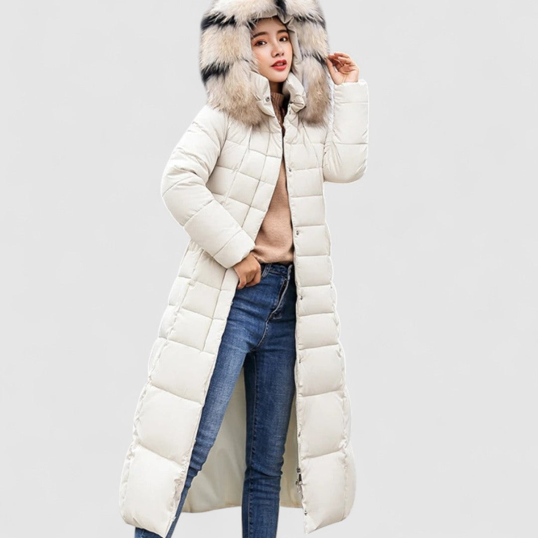 Damska Zimowa Kurtka Puchowa | Długa