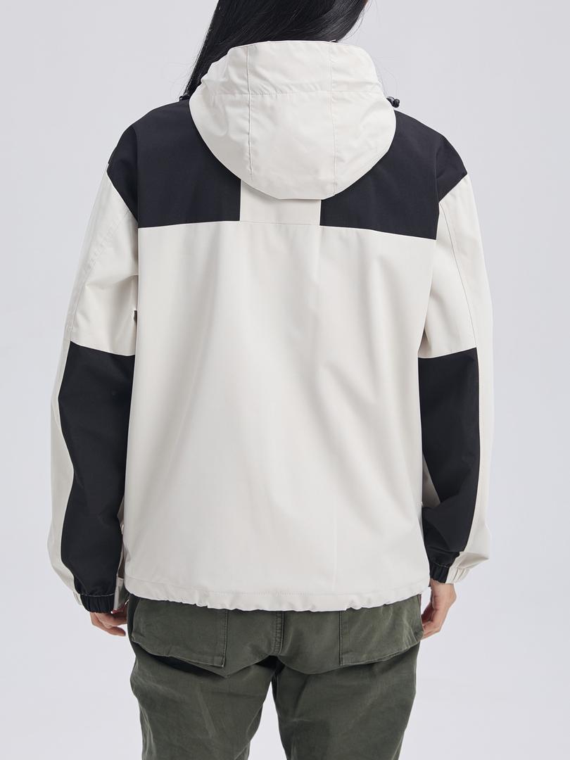 Damska kurtka zimowa 3-w-1 z polarem i kapturem