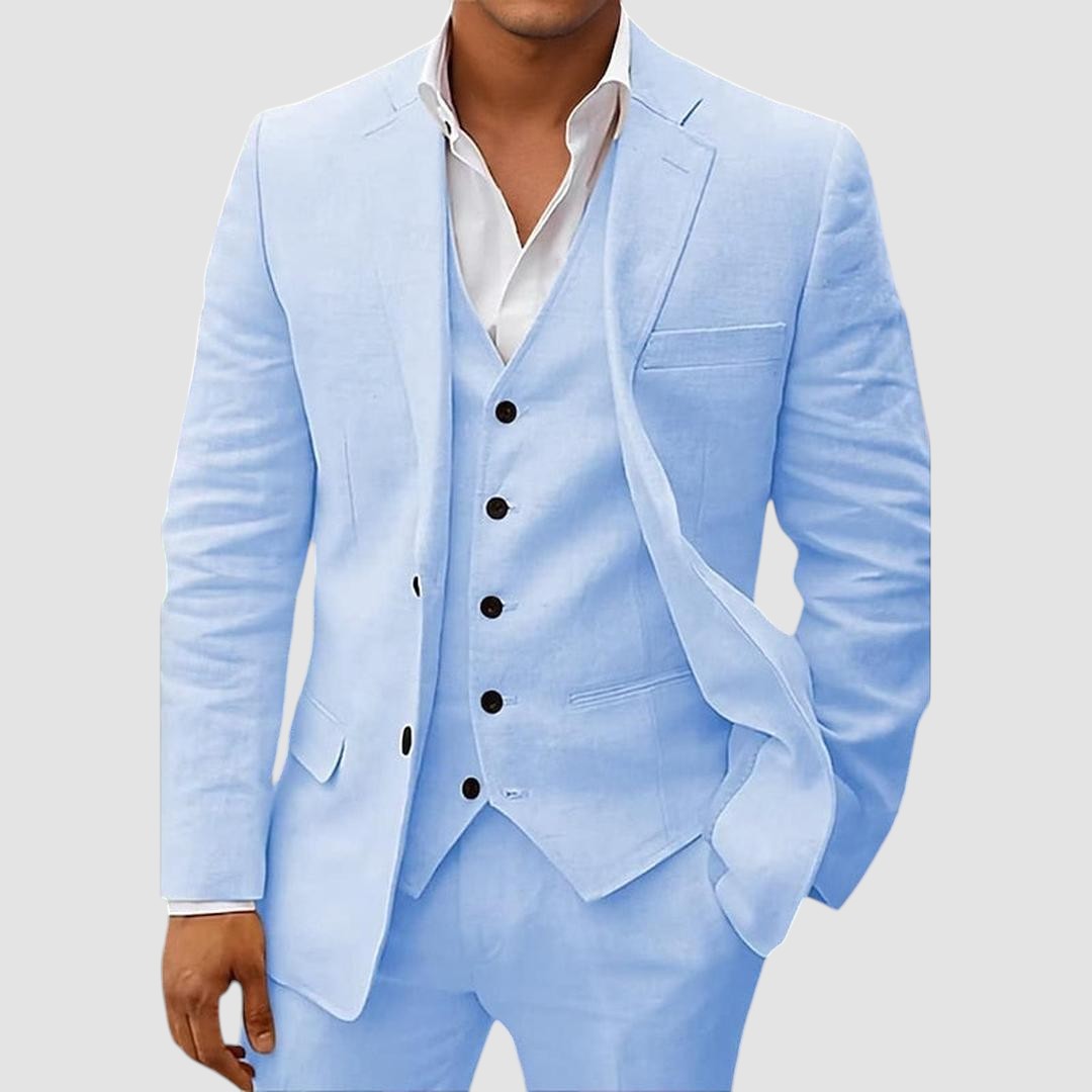 Męski Garnitur 3 Częściowy | Nowoczesny