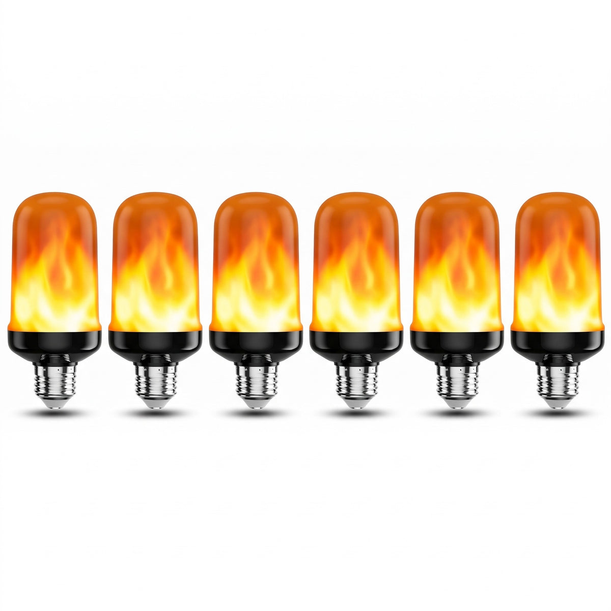 Żarówka LED efekt płomienia E26 5 W - 4 tryby, tryb grawitacyjny | zestaw 2, 4 lub 6 szt.